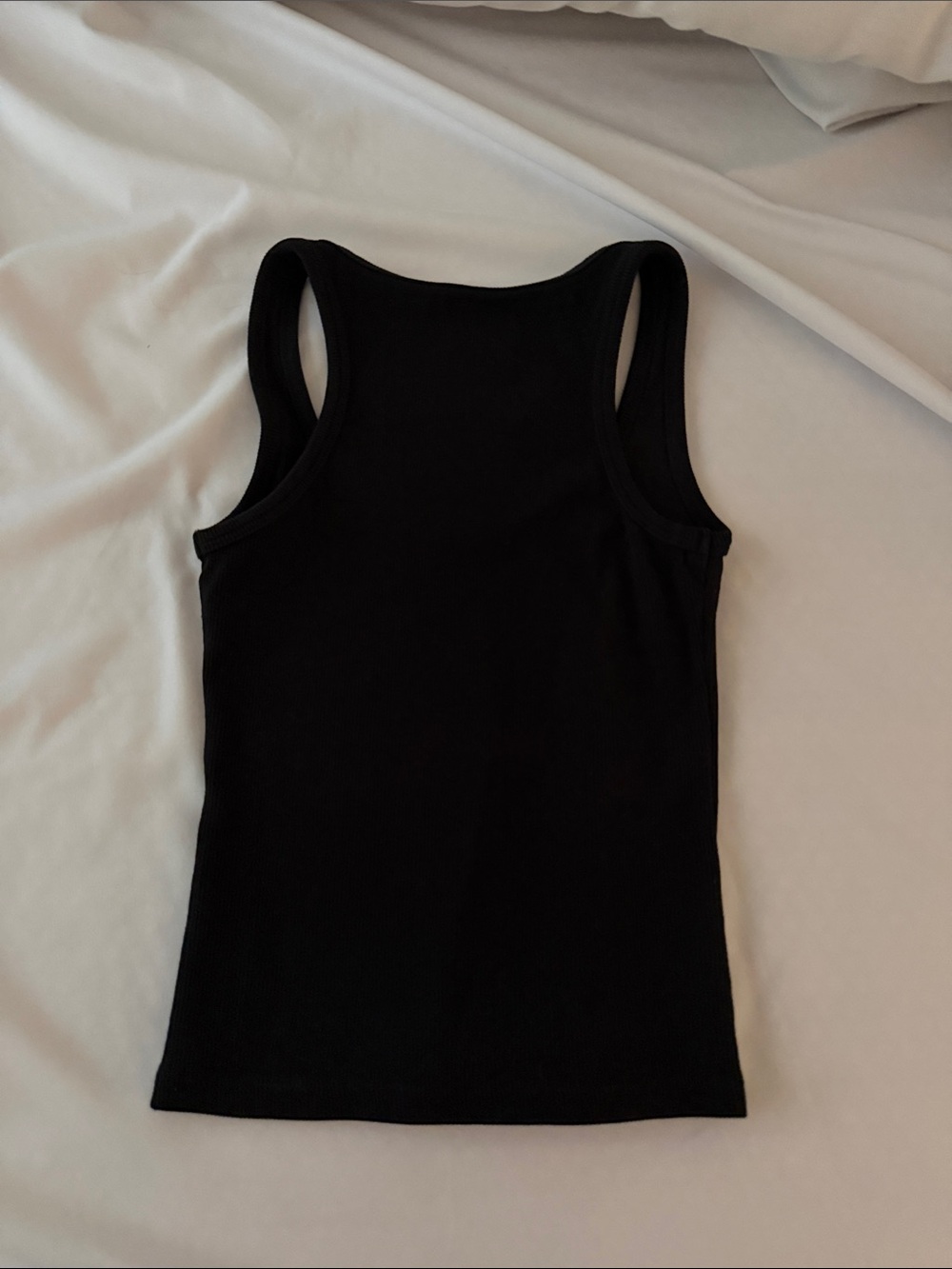 REVICE Black Tank with White Graphic Logo - Picture 2 of 3